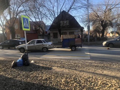 ГИБДД Оренбурга устанавливает обстоятельства ДТП на улице Пролетарской