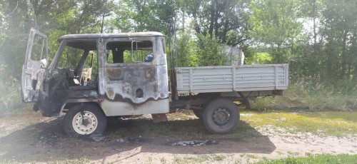 В Илекском районе сгорел автомобиль В Илекском районе сгорел автомобиль