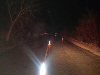 Сотрудники Госавтоинспекции в Тоцком районе устанавливают обстоятельства ДТП со смертельным исходом