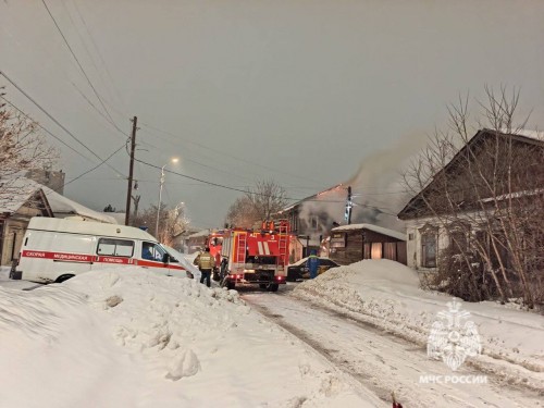 В Областном центре произошло возгорание в частном доме