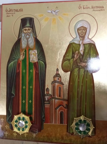 7 марта в Оренбург прибудут мощи блаженной Матроны Московской и Аристоклия Афонского