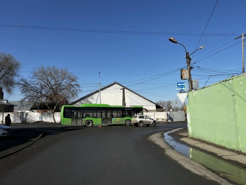 В Оренбурге произошло дтп с автобусом