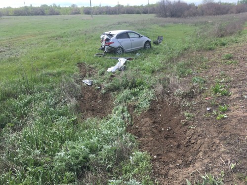 Инспекторы ГИБДД Бузулука устанавливают обстоятельства ДТП с участием двух автомобилей