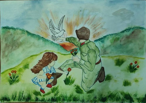 Оренбуржцев приглашают принять участие в конкурсе «Дети рисуют Победу»