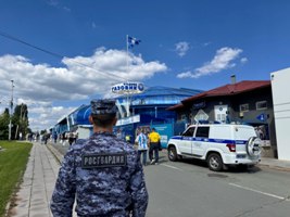 В Оренбурге росгвардейцы обеспечили безопасность матча Кубка России по футболу