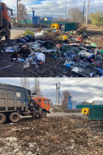 В Оренбурге убрали мусорные завалы на 140 контейнерных площадках за четыре дня