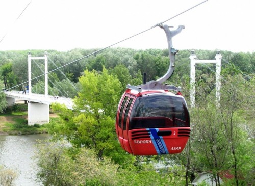 В Оренбурге канатная дорога опять простаивает, не смотря на увеличение стоимости проезда
