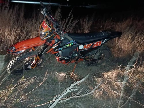 В Медногорске мотоциклист слетел в кювет