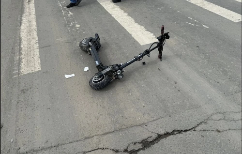 В Гае ребёнок на самокате попал под автомобиль