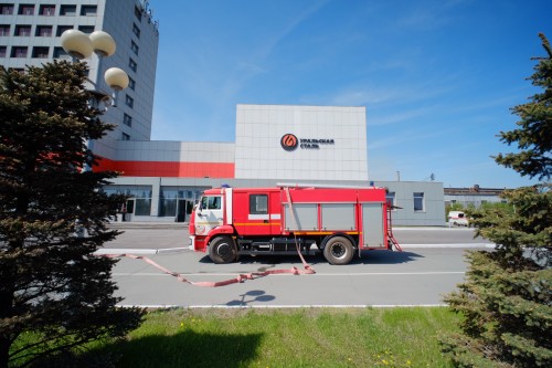 На Уральской Стали отработали эвакуацию персонала из многоэтажного здания
