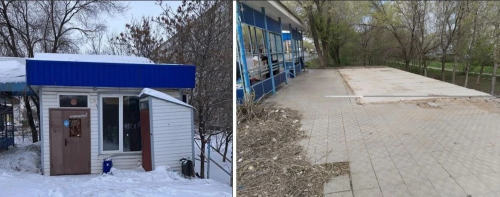 С начала года в Оренбурге демонтировали более 40 незаконных торговых точек