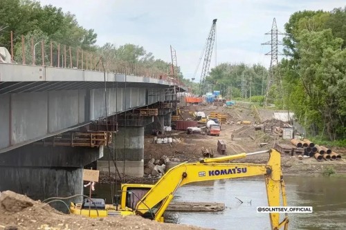 Новый мост на улице Братьев Коростелевых в Оренбурге могут открыть раньше запланированного срока