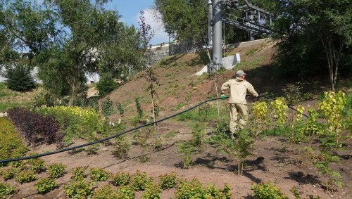 В Оренбурге продолжается обновление Елизаветинского спуска В Оренбурге продолжается обновление Елизаветинского спуска